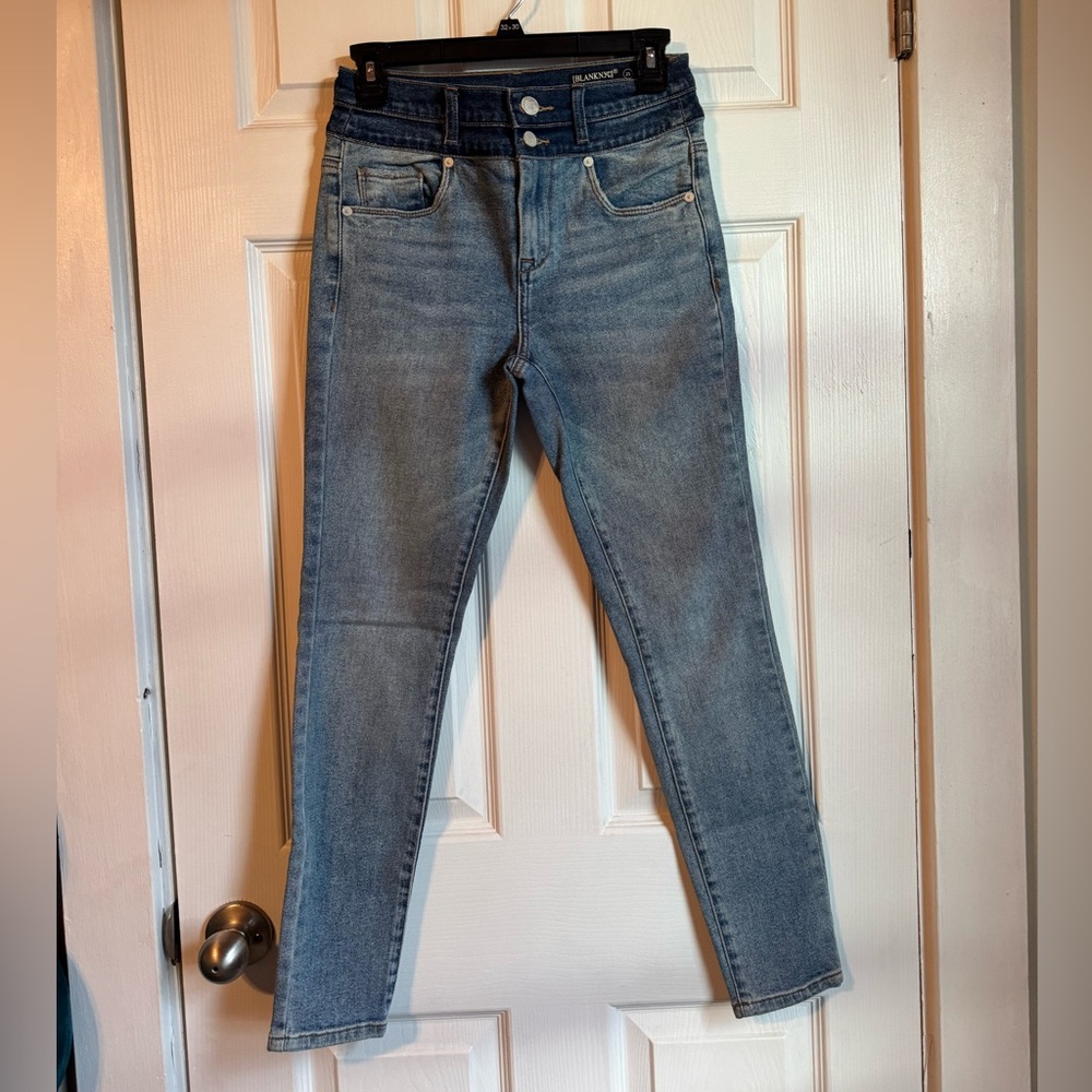 BlankNYC The Great Jones Two-Toned Skinny Jeans